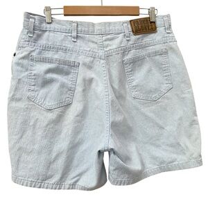 Vintage y2k pin striped Jean Shorts high rise size 18W Made in USA denim 18 W